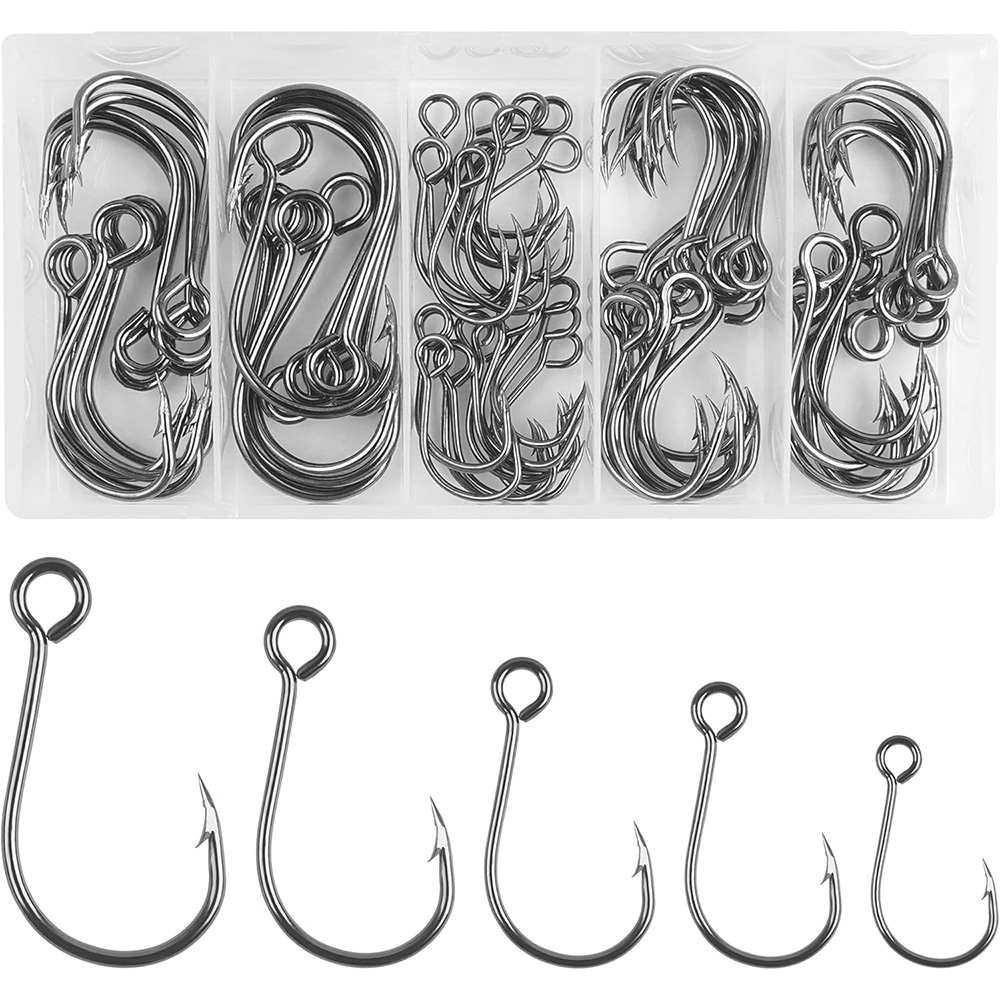 Fishing Hook Assortment - 70 Uds. Anzuelos individuales de pesca