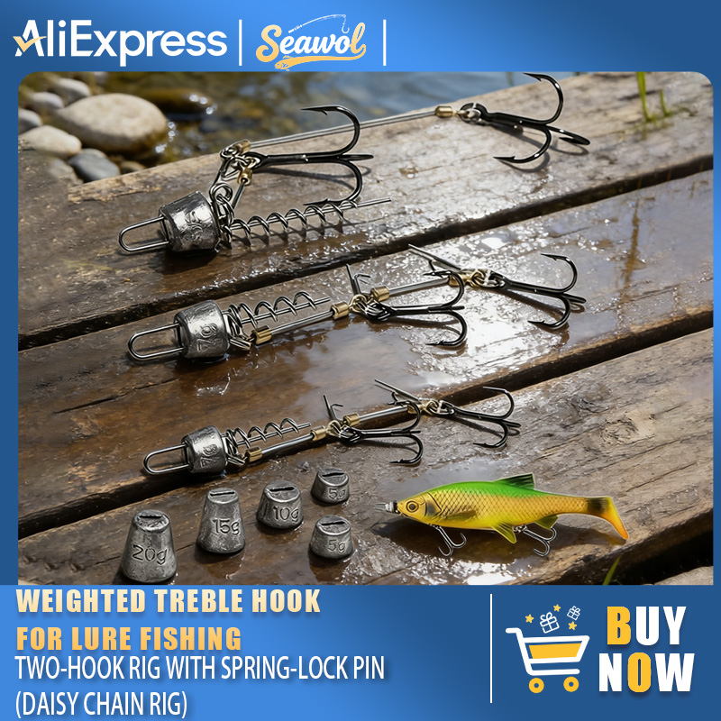 Fishing Hook Treble - Monturas de anzuelos de pesca con