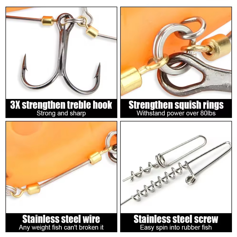 Monturas de anzuelos de pesca  - Fishing Hook Treble reseña y precio