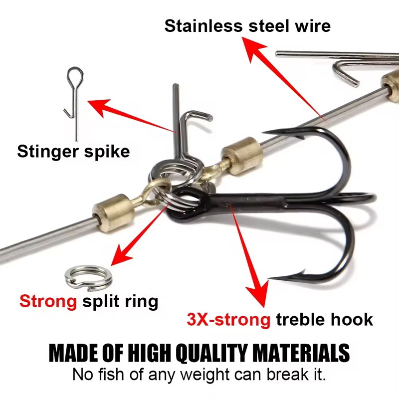 Monturas de anzuelos de pesca  - Fishing Hook Treble reseña y precio