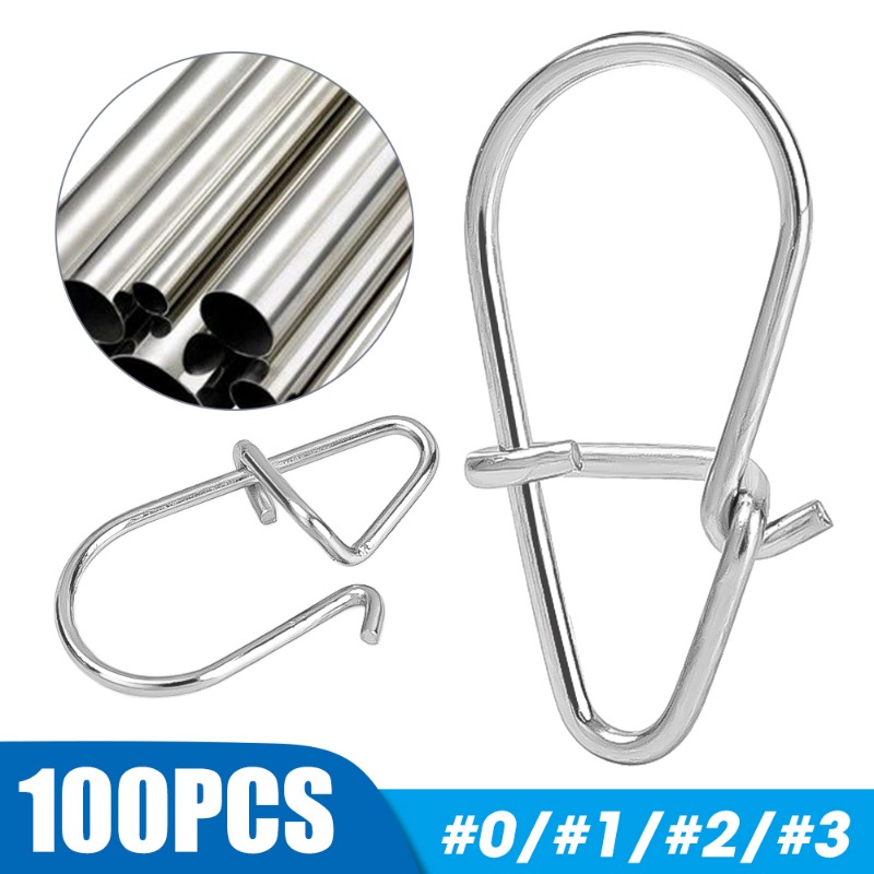 100 unidades de accesorios de  - Fishing Hook Stainless Steel reseña y precio