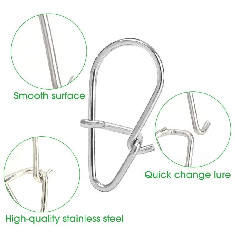 100 unidades de accesorios de  - Fishing Hook Stainless Steel reseña y precio