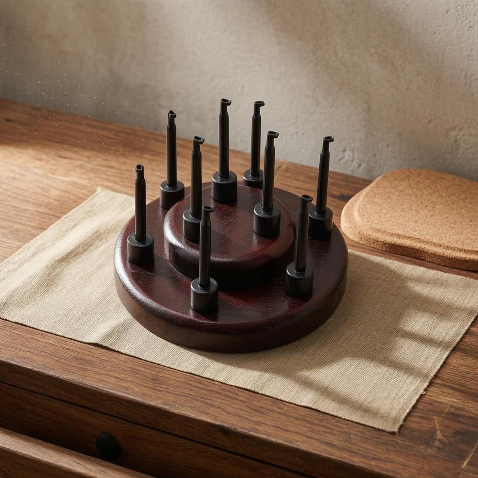 Soporte de exhibición de mader - Fishing Hook reseña y precio